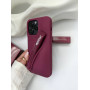 Брендовий рожевий чохол Rhode Lip Case Raspberry Jelly з блиском для iPhone 15 Pro Max